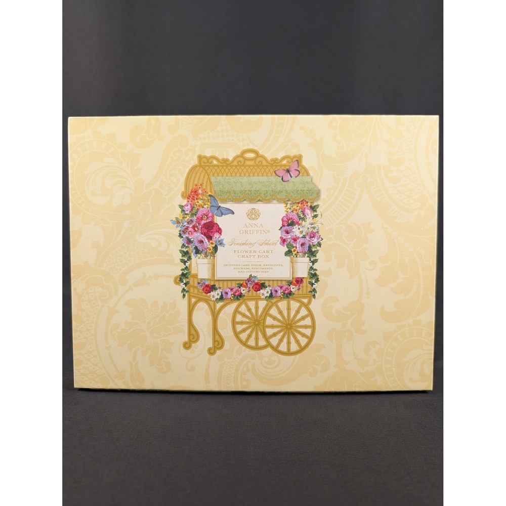 Anna Griffin Finishing School Flower Cart Craft Box Kit